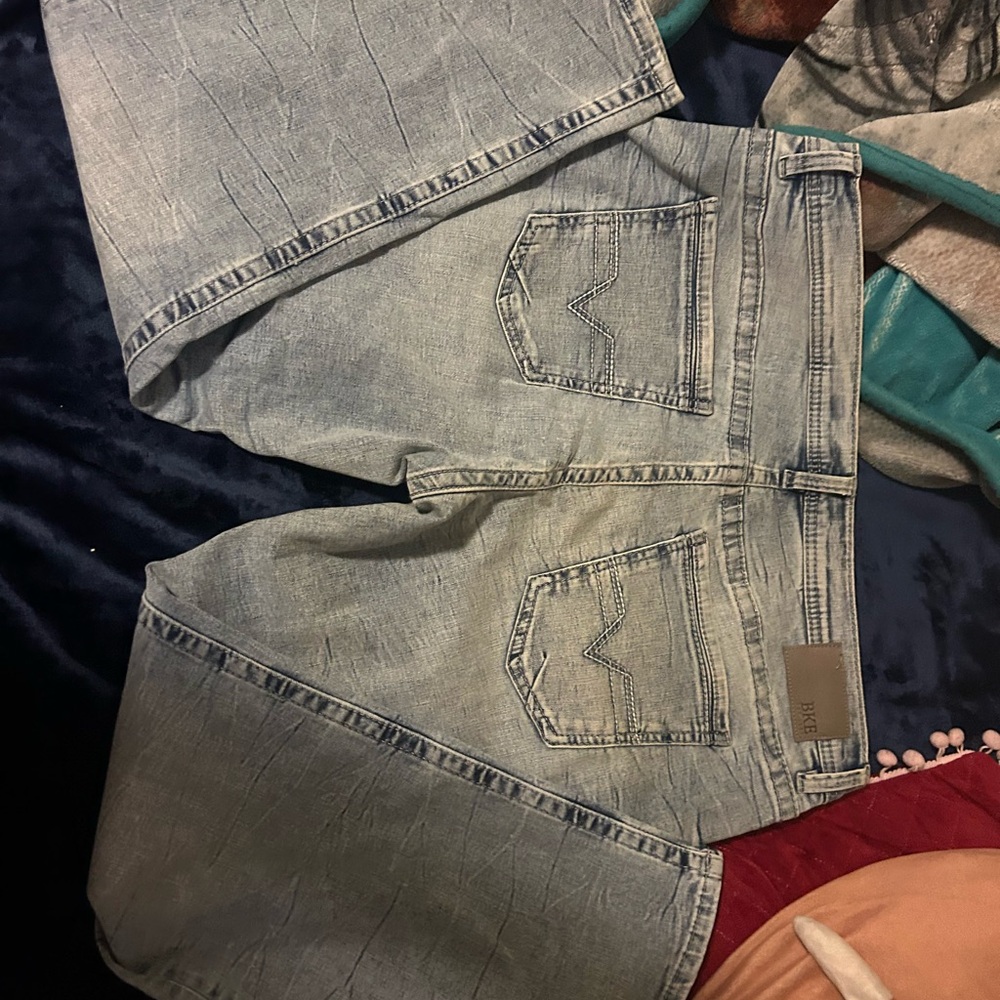 BKE Faded Blue Denim Jeans